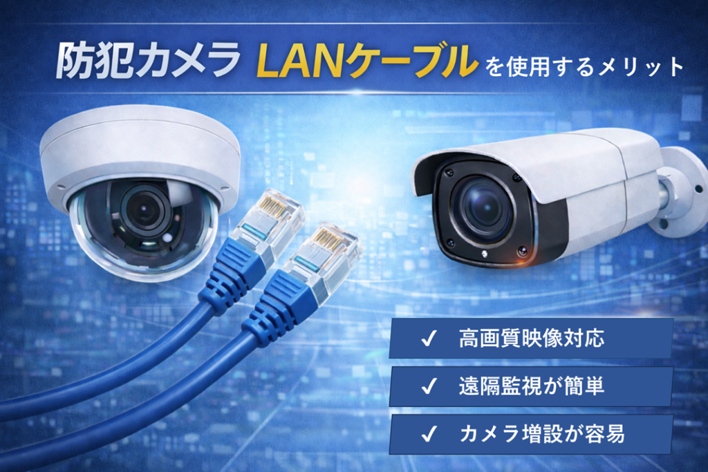 IPカメラとも呼ばれるこの方式は、映像の高画質化や遠隔監視のしやすい